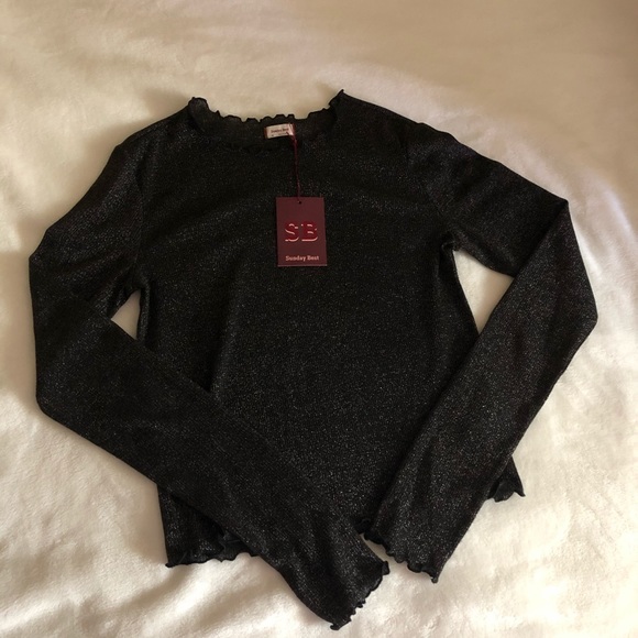 Sunday best sparkly mash top - Picture 3 of 4